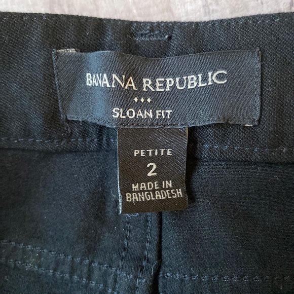 Banana Republic Sloan Fit Black Pants - Picture 3 of 4